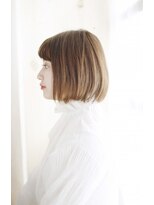 ヘアメイク ナル(hair make nalu)&nbsp;透けバングのフェミニンボブ