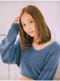 センターパート♪大人かわいい♪ふわミディ