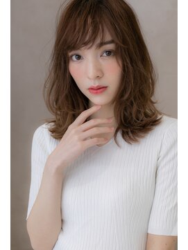 カバーヘア ブリス 戸田公園西口店(COVER HAIR bliss) 大人ハイライト小顔鎖骨ミディアム305Z戸田公園10代20代30代