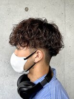 アソビ 表参道(ASOBI)&nbsp;ツイストスパイラルパーマ　波巻きパーマ　ショートマッシュ