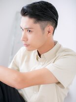 スアビスサロンハナレ 越谷レイクタウン(suavis salon HANARE) 越谷/髪質改善アッシュブラック×ツーブロック×フェードカットg