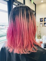 シャンプーボーイ 佐世保駅前店(SHAMPOO BOY)&nbsp;レイヤースタイル　佐世保美容室　ピンクカラー