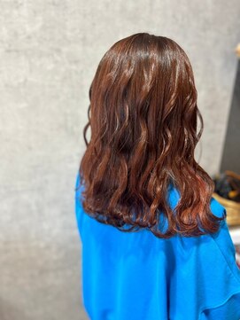 ヘアーワークス ボナ(HAIR WORKS bona.) うる艶ロング×髪質改善カラー/コテ巻きアレンジ