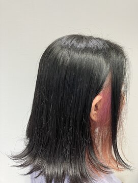 ヘアメイク ルカ(HAIR MAKE LUKA) ピンクイヤリングカラー！