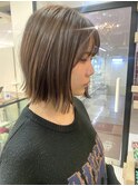 切りっぱなしボブ