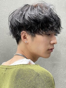 レタッチバイフィフス(RETOUCH by fifth) マッシュシャドウパーマテテ風無造作パーマ刈り上げなし