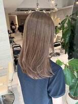 ミズチャーム(Ms.CHARM)&nbsp;ブラウンベージュデザインカラーレイヤーカット