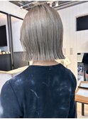 ボブミディアム美髪くびれミディ顔周りレイヤー_ba545081