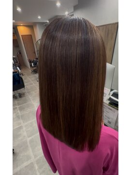 シャムオーツー 国分寺(CHAM:O2) ☆髪質改善美髪ストレート(矯正)/synergy/セミロング☆