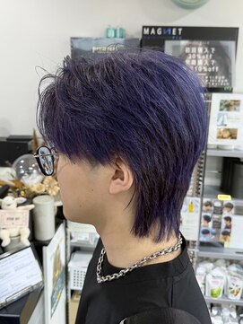 イブヘアー(eve hair) ☆パープルカラー/ウルフカット