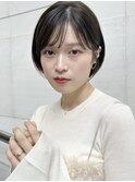 似合わせカット/大人可愛いショートボブ