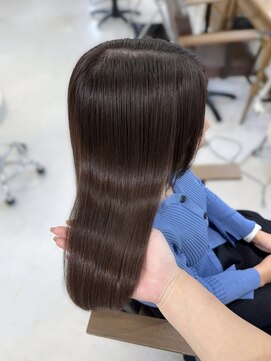 ハピネス 梅田茶屋町店(HAPPINESS) 韓国風/レイヤーカット/顔周り/顔まわり/髪質改善/ベージュ