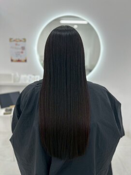 アイニ 天王寺アポロ店(aini) カラーハイライトハッシュカットレイヤーカットボブ髪質改善