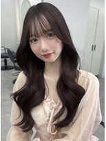 リッカ(LICCA)&nbsp;(LICCA内堀)韓国ヘア×前髪×ブラウンカラー