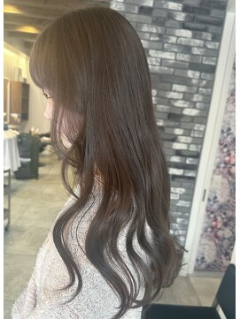 プリームヘアーホワイト(Pleame hair WHITE) オリーブベージュ