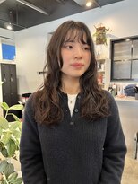 ドッグスター(dog star)&nbsp;ロングパーマニュアンスパーマくせ毛風パーマ登戸向ヶ丘遊園
