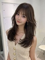 オニキス(ONYX)&nbsp;レイヤーカットブリーチなしダブルカラー顔まわりカット表参道