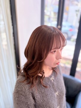 ピュア ポイント 和光店(PURE POINT) ブリーチ無しカラーpink brown