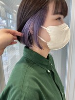 ニューヨークニューヨーク 三宮店(NYNY)&nbsp;パープルインナー/イヤリングカラー/ボブインナー