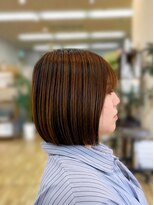 リッシュ 馬込沢店(RISHE)&nbsp;切りっぱなしボブ×アンブレラカラー