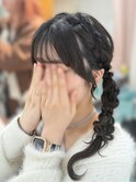 サイド編み下ろし
