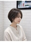 【40代・50代人気】白髪ぼかしハイライト×ショートボブ♪