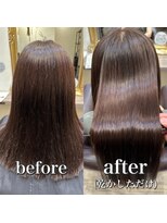 ルフール 千葉店(ref-le) 美髪ストレートで脱パヤパヤ毛。朝のスタイリングを楽に!