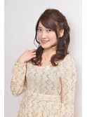 【下北沢＊I'll b hair＊】編み込みハーフアップ