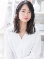 モッズヘア 越谷(mod's hair)&nbsp;*mod's越谷*外ハネ×くせ毛風ウェーブ×インナーカラーa