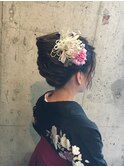 卒業式ヘアセット