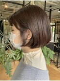 ショートボブ/ナチュラルベージュ