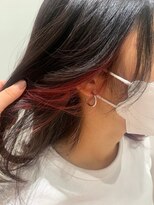 バズ(BUZZ) 風になびくチェリーピンク♪イヤリングカラー【BUZZ藤原あかり】