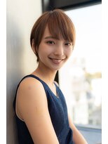 オースティン 登戸向ケ丘遊園(AUSTIN)&nbsp;大人かわいい前髪セシルカットココアブラウンフリンジウェーブ