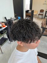 ミオ(Mio) 滋賀、南草津、メンズ美容室、波巻きツイストスパイラルパーマ