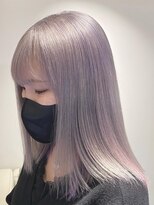 ベレーザ 渋谷(BELEZA)&nbsp;2408外国人風カラー3Dハイライトバニラベージュふんわりカール