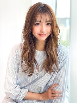 アグ ヘアー ルア 上越高田西店(Agu hair lua) 《Agu hair》エレガントなフェミニンロング