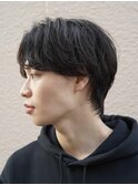 センターパートニュアンスパーマ毛流れパーマカルマパーマ