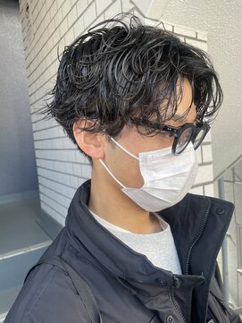 クオル 立川(QOL) センターパートニュアンスパーマ