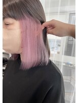 カラ ヘアーサロン(Kala Hair Salon) インナー桜ピンク