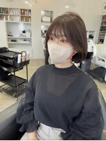 ヨーロ(yolo)&nbsp;顔まわりレイヤー×韓国ボブ