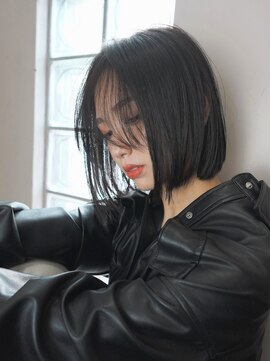 ボアップ(boappu) #黒髪ボブ#ショートボブ#ショートヘア#黒髪ショート