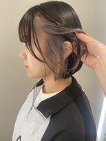 コト 福井大和田店(coto)&nbsp;福井　ボブ　シルバーグレー　インナーカラー　ダブルカラー