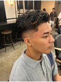 steelo パーマスタイル×アップバング