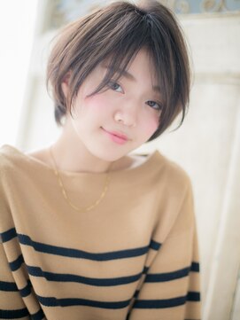 モッズ ヘア 福岡姪浜店(mod's hair) mod's姪浜/グレーベージュ小顔矯正立体カットひし形ショートh