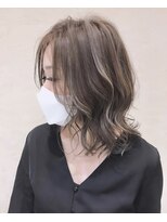 ルア モアナ バイ ヘッドライト 小田原2号店(Lua Moana by HEADLIGHT)&nbsp;Moana#ミディアムレイヤー#デジパカット#アッシュ