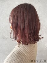 アーサス ヘアー サローネ 五井店(Ursus hair salone by HEADLIGHT) 外ハネボブ×ピンクブラウン×インナーピンク