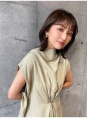 【e.dit tokyo miu】ミディアムスタイル透明感カラー10代20代
