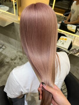 ロンド 表参道店(Lond) 【Lond表参道yui】ハイトーンのピンクベージュ