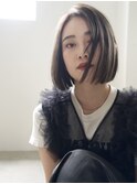 クラッシーボブ*切りっぱなしボブ*ミニボブ*前髪なしボブ*ボブ