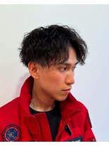 クレアメンズ 横浜能見台(CREA men's)&nbsp;横浜メンズパーマツイストスパイラルパーマアップバングマッシュ